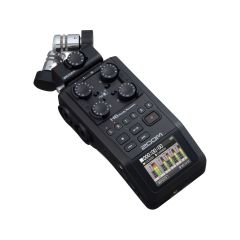 The black Zoom H6 Black Multi-Channel Handheld Recorder