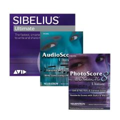 Avid Sibelius Ultimate with Neuratron Photoscore, Audioscore, NotateMe